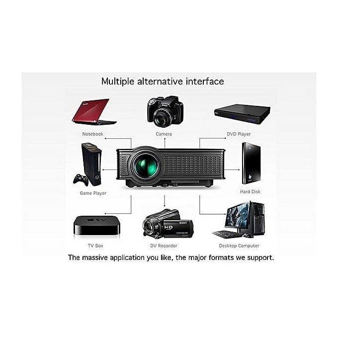 LED Projector Video Projecteur Portable WIFI LED – Image 3