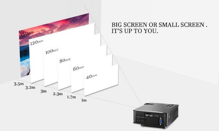 LED Projector Video Projecteur Portable WIFI LED – Image 10