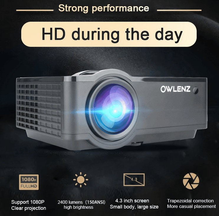 Owlenz LED 2400 Lumen Projecteur – Image 6