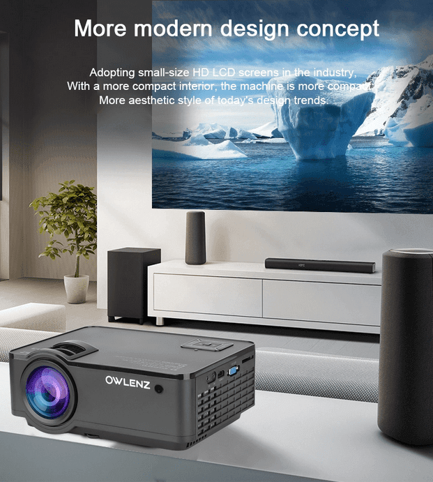 Owlenz LED 2400 Lumen Projecteur – Image 3