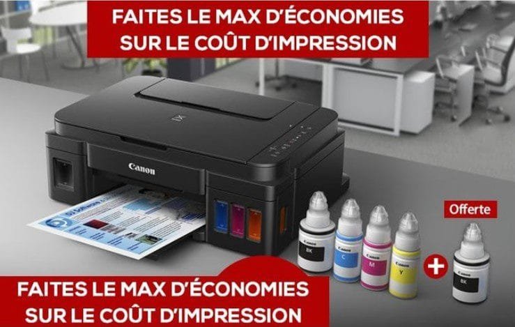 Canon Imprimante Multifonction G3411 Wifi 12000 pages Noir 7000 Pages couleur – Image 2