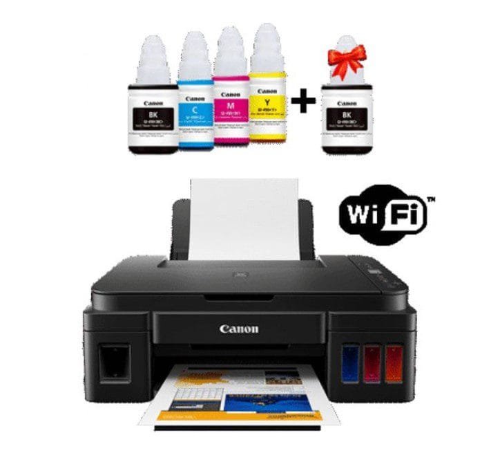 Canon Imprimante Multifonction G3411 Wifi 12000 pages Noir 7000 Pages couleur