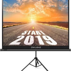 E40 Écran de Projecteur Portable Avec Trépied 200x200cm