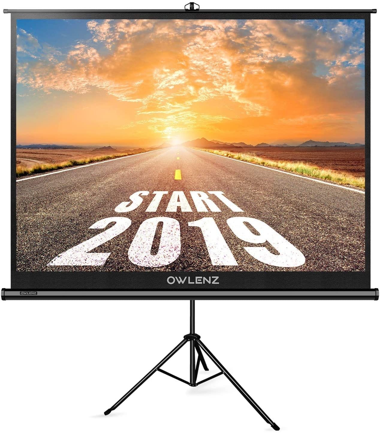 E40 Écran de Projecteur Portable Avec Trépied 200x200cm
