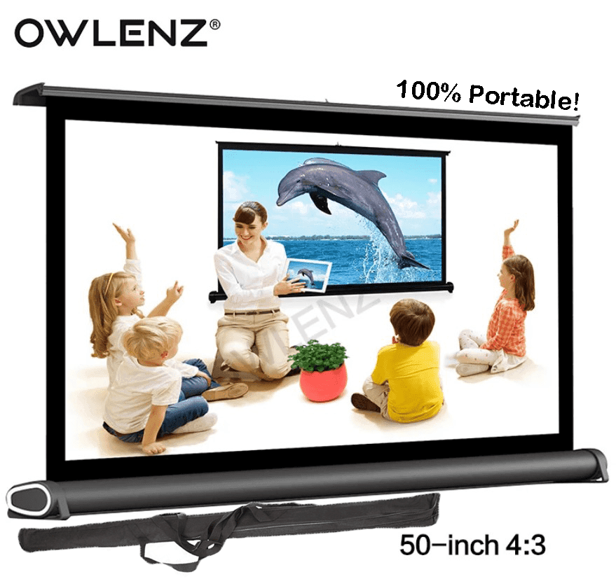 Portable V50 Portable Écran de projection 50 pouces