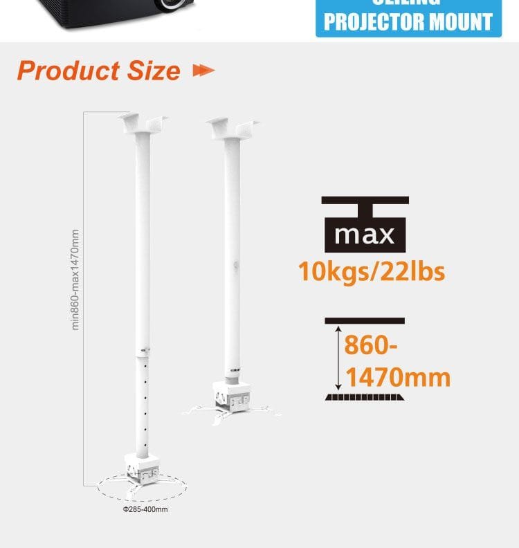 Universal Vidéo Projecteur Support Rotatif Sheer 20 – Image 5