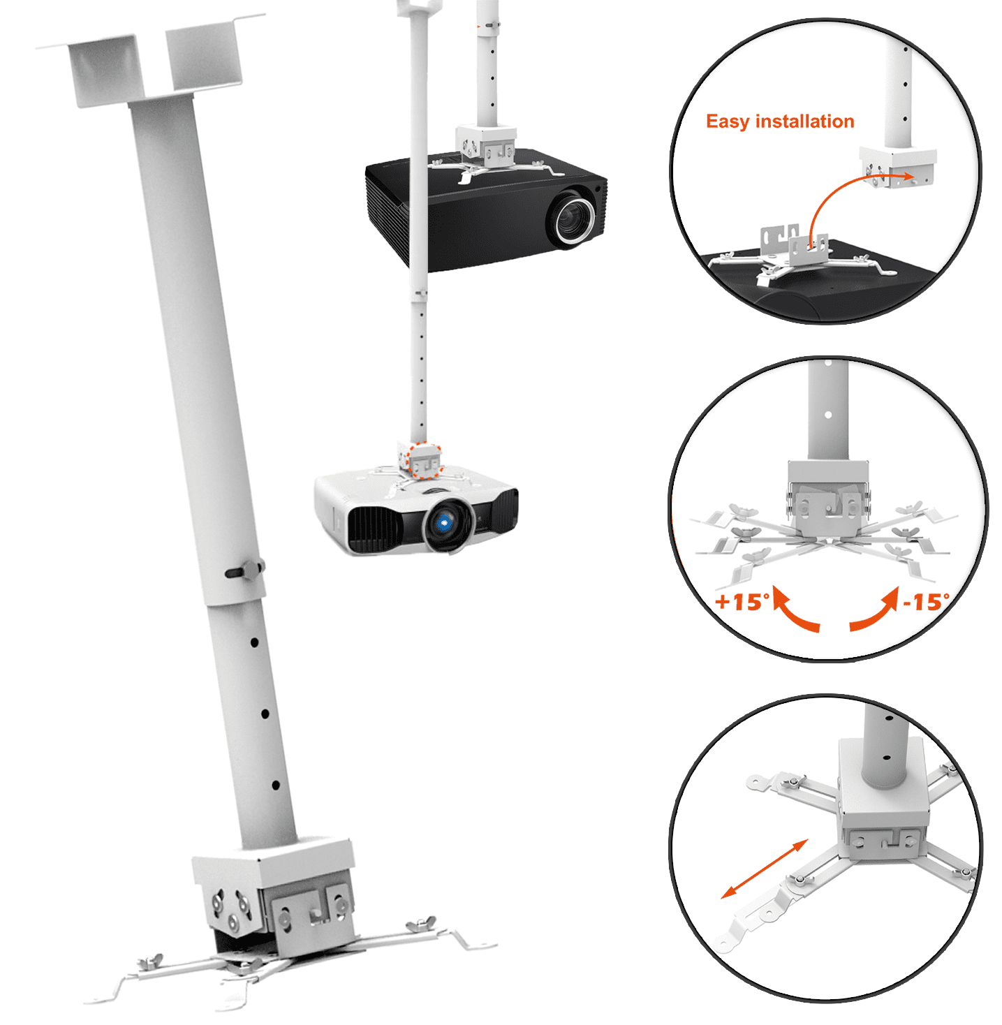 Universal Vidéo Projecteur Support Rotatif Sheer 20