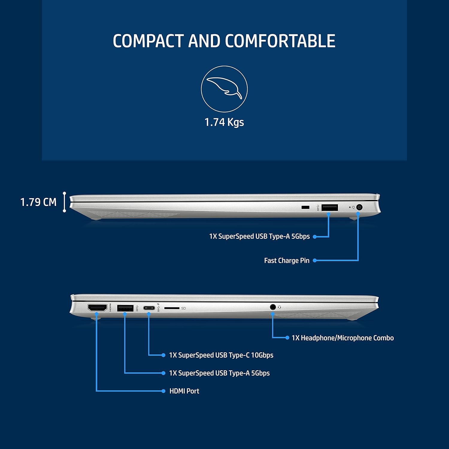 HP Pavilion 15 – PC Portable Élégant et Haute Performance Full HD – Image 2
