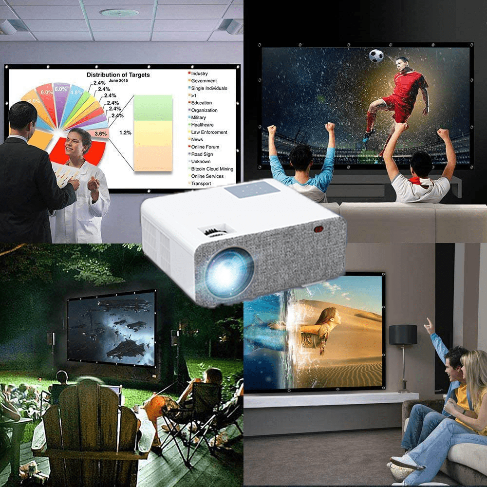 SD500 WIFI Android Projecteur 3000 Lumens FHD – Image 8