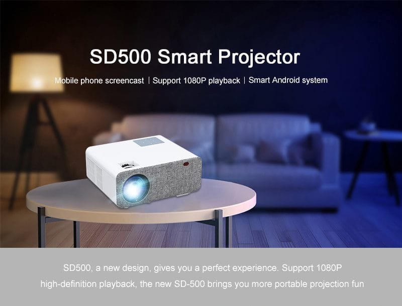 SD500 WIFI Android Projecteur 3000 Lumens FHD – Image 16