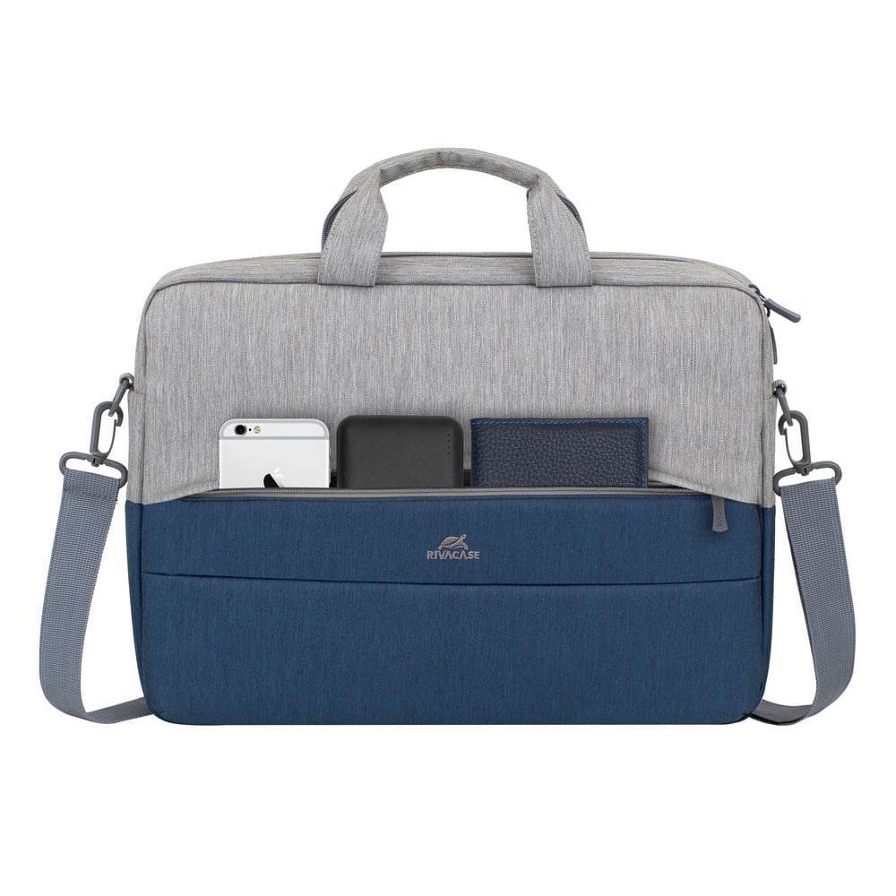 Rivacase Sacoche 7532 gris/bleu foncé pour PC ANTIVOL 15.6" – Image 7
