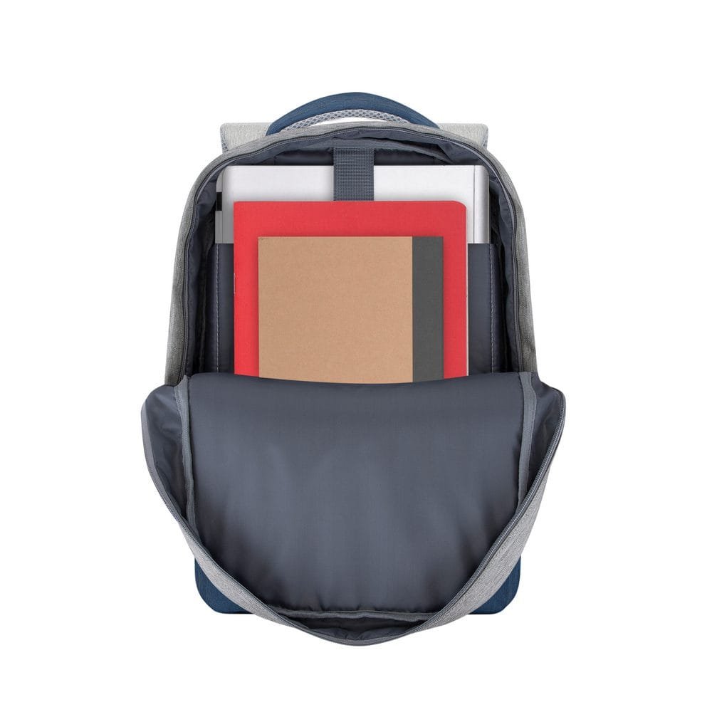 Rivacase Sac à dos ordinateur Antivol 7562 Gris/bleu 15.6" – Image 6