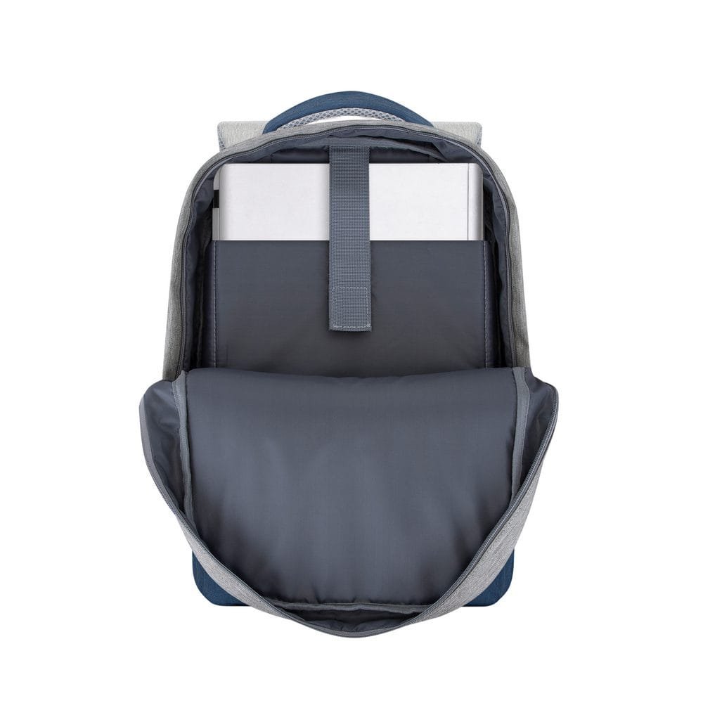 Rivacase Sac à dos ordinateur Antivol 7562 Gris/bleu 15.6" – Image 5
