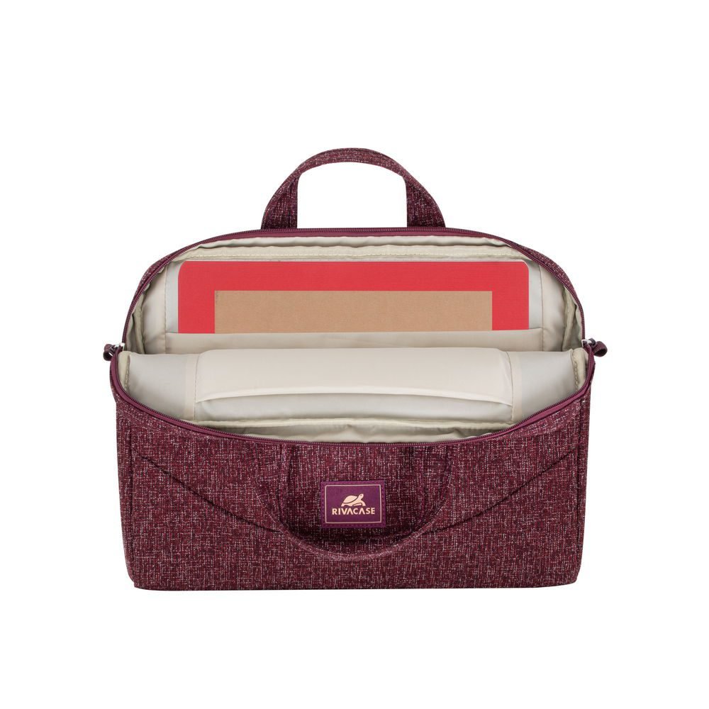 Rivacase Sacoche 7921 Rouge Bourgogne Sac Pour PC 14" – Image 4