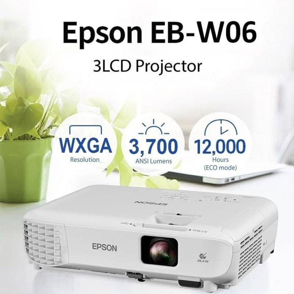 Epson EB-W06 Vidéoprojecteur 3700 Lumens WXGA