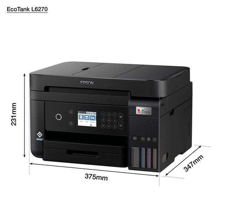 Epson EcoTank L6270 Imprimante multifonction à réservoirs rechargeables, Recto Verso – Image 4