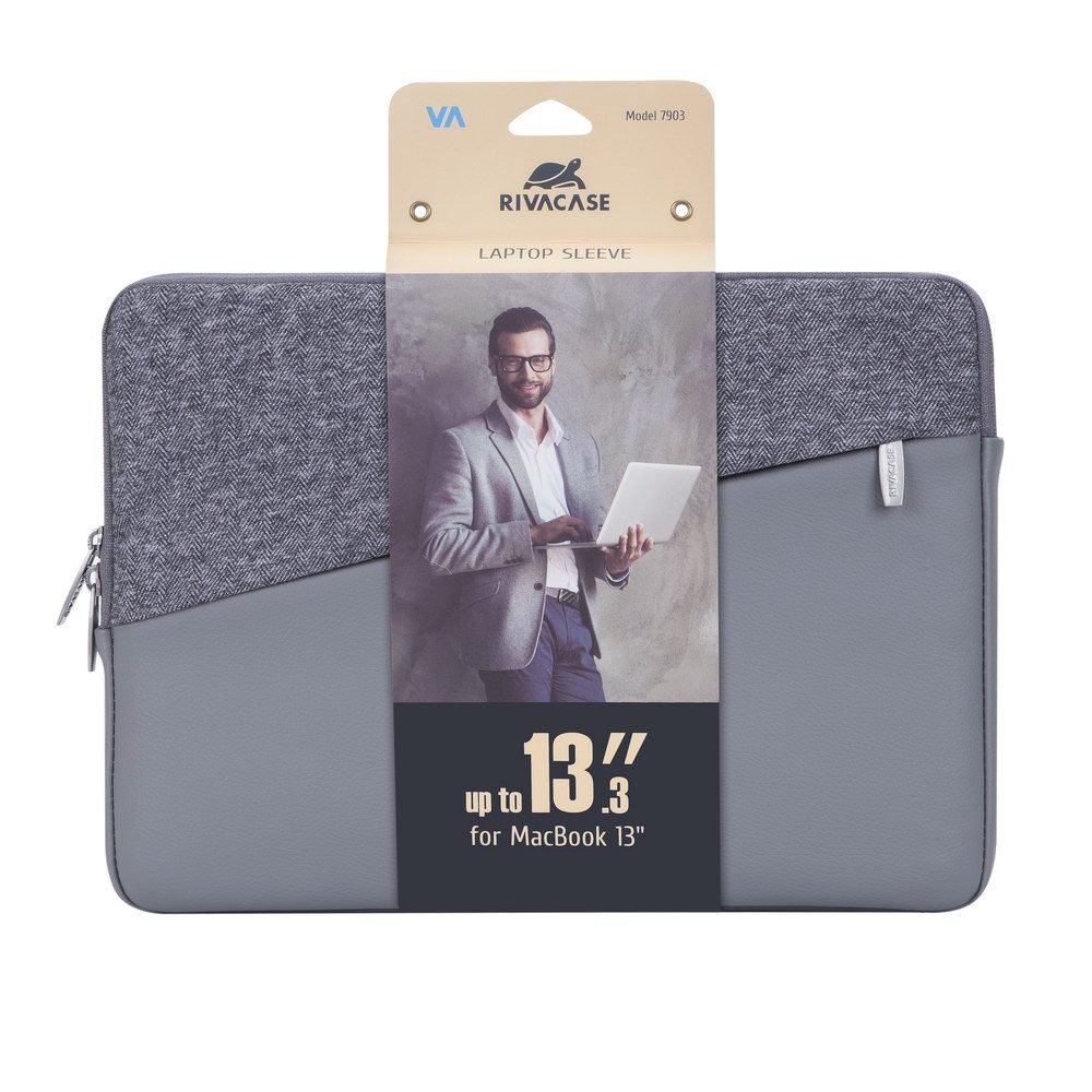Rivacase RIVA 7903 GREY Pochette Pour MacBook Pro 13 – Image 2