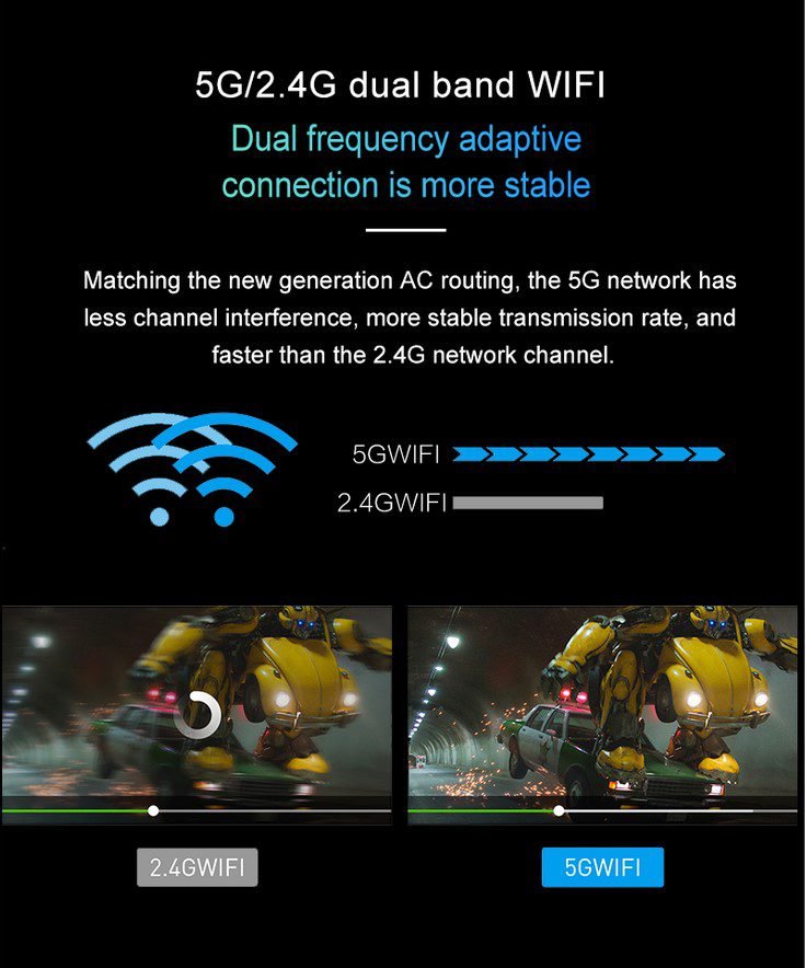 SD600 WIFI Android 9.0 Projecteur FHD 4000 Lumens Auto Focus – Image 6