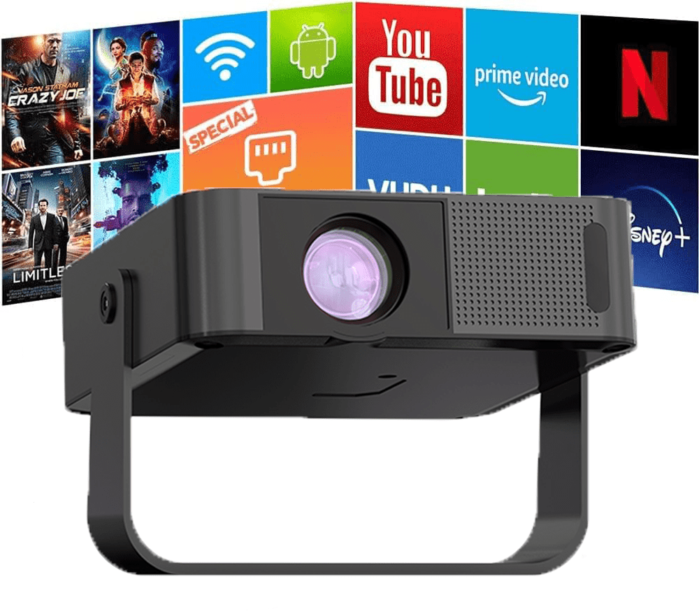 Owlenz SD200 Mini Projecteur Android 12 FHD Auto Focus