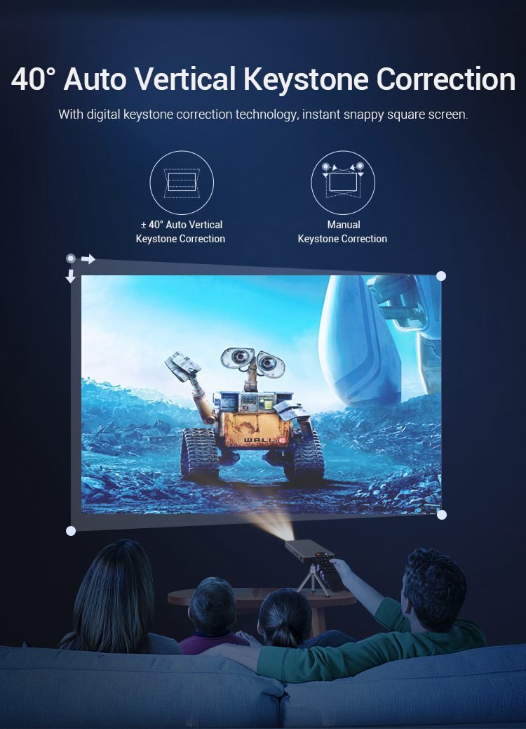 Owlenz SD1200 Mini projecteur avec Wi-Fi et Bluetooth – Image 9