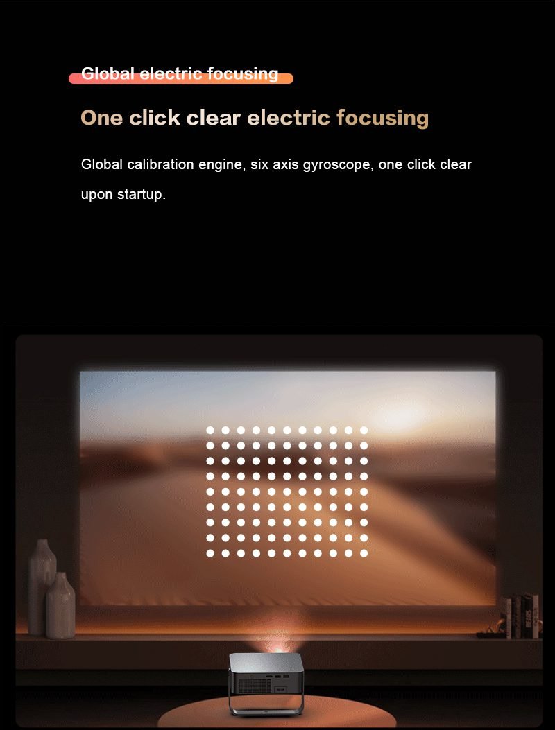 Owlenz SD200 Mini Projecteur Android 12 FHD Auto Focus – Image 6