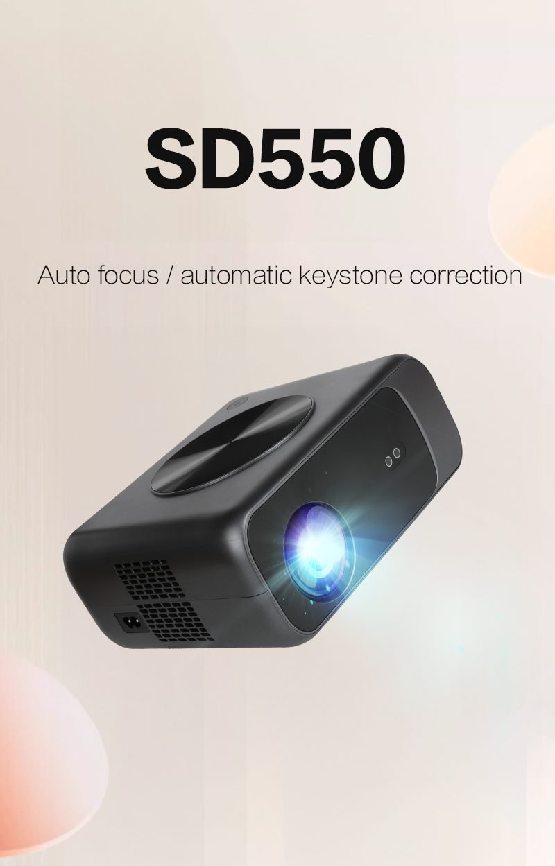 SD550 WIFI Android 12.0 Projecteur 4000 Lumens Auto Focus – Image 4