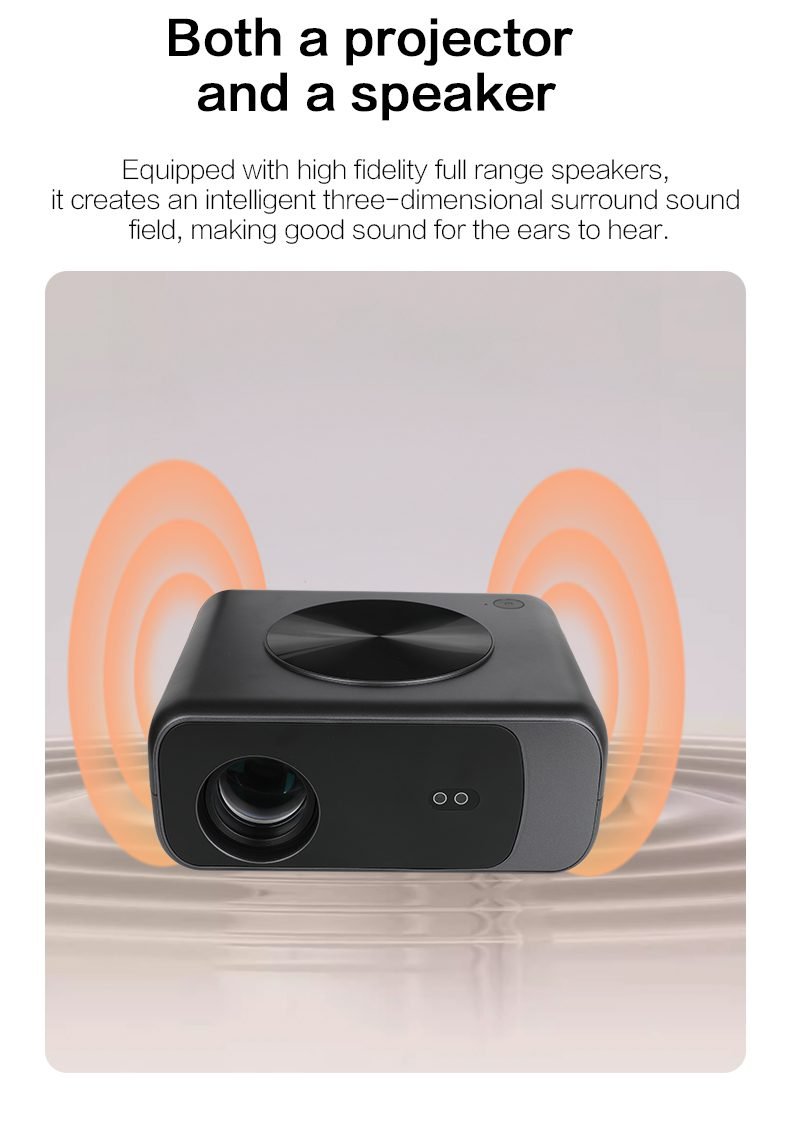 SD550 WIFI Android 12.0 Projecteur 4000 Lumens Auto Focus – Image 10
