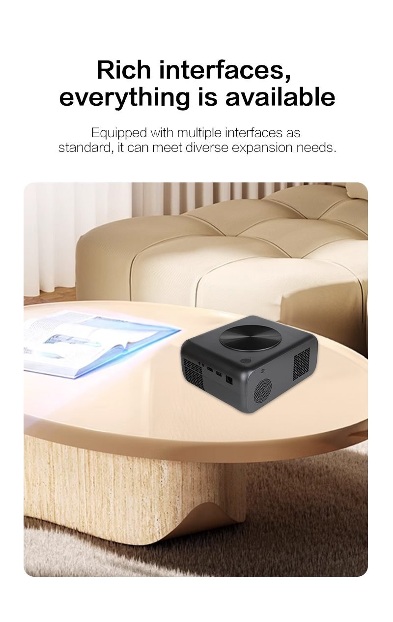 SD550 WIFI Android 12.0 Projecteur 4000 Lumens Auto Focus – Image 11
