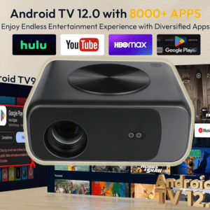 SD550 WIFI Android 12.0 Projecteur 4000 Lumens Auto Focus