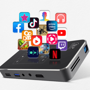 Owlenz SD1200 Mini projecteur avec Wi-Fi et Bluetooth