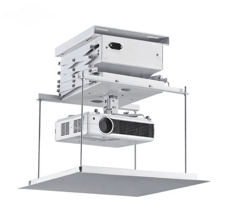 Support Motorisé Encastré au Plafond pour Vidéoprojecteurs 150cm