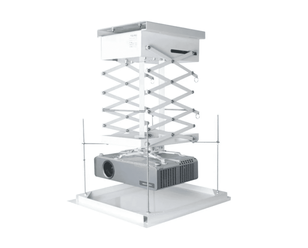 Support Motorisé Encastré au Plafond pour Vidéoprojecteurs 150cm – Image 2