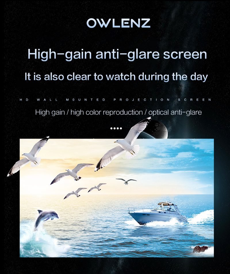R21 Écran ALR Anti-lumière 120″ (16:9) – En rouleau – Image 2